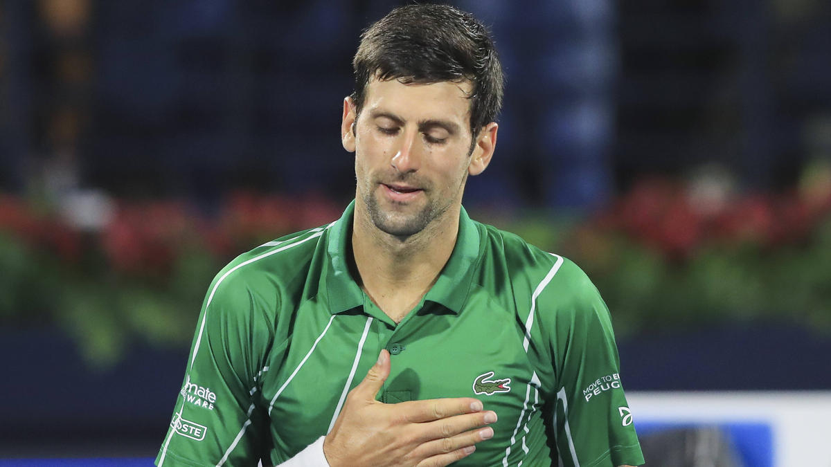 Der Corona-Lockdown scheint Novak Djokovic nicht gut zu bekommen Der Corona-Lockdown scheint Novak Djokovic nicht gut zu bekommen