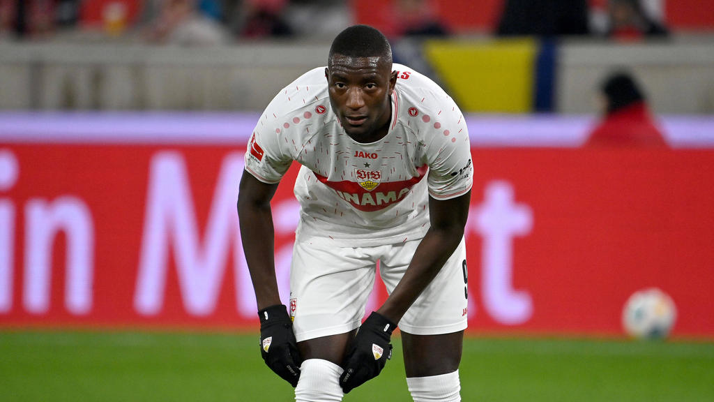 Serhou Guirassy wird dem VfB Stuttgart bei Bayer Leverkusen wohl fehlen