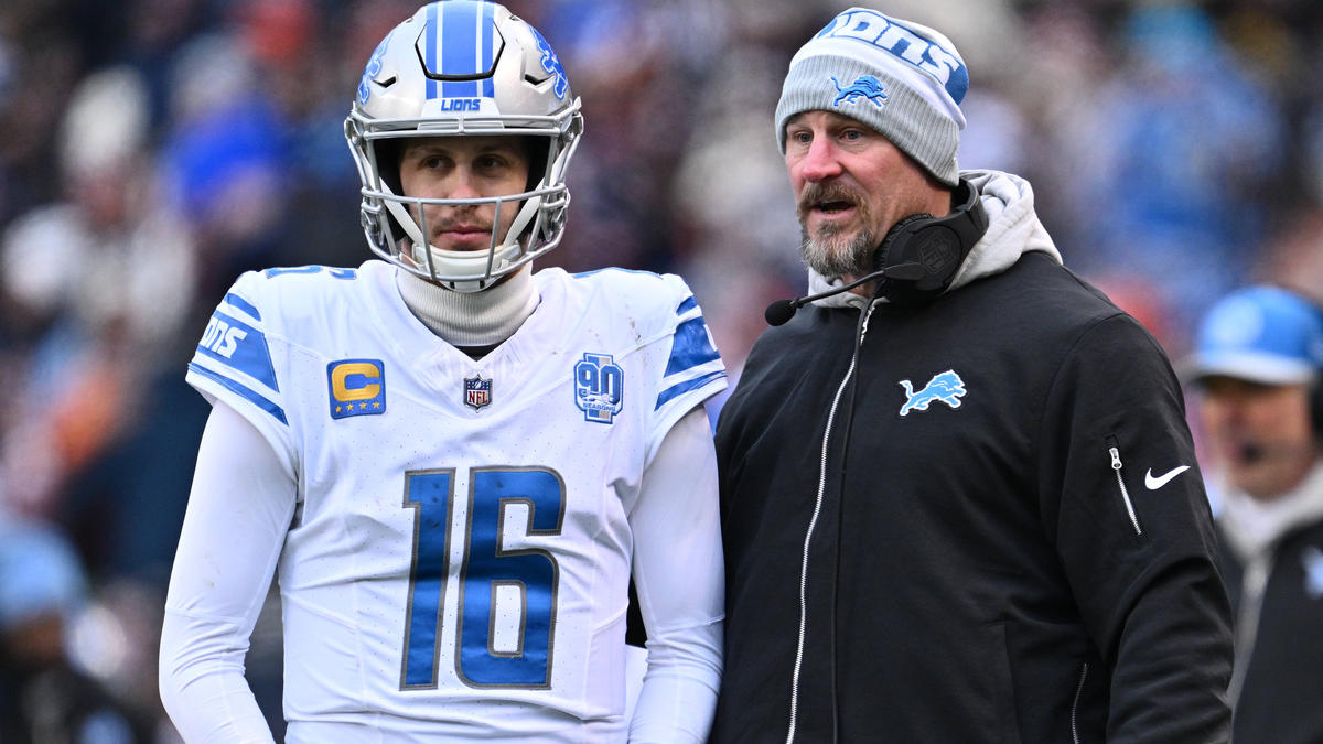 Konnten die Leidenszeit der Lions beenden: Jared Goff (l.) und Dan Campbell