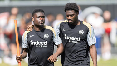 Dina Ebimbe (l.) und Faride Alidou könnte Eintracht Frankfurt noch verlassen