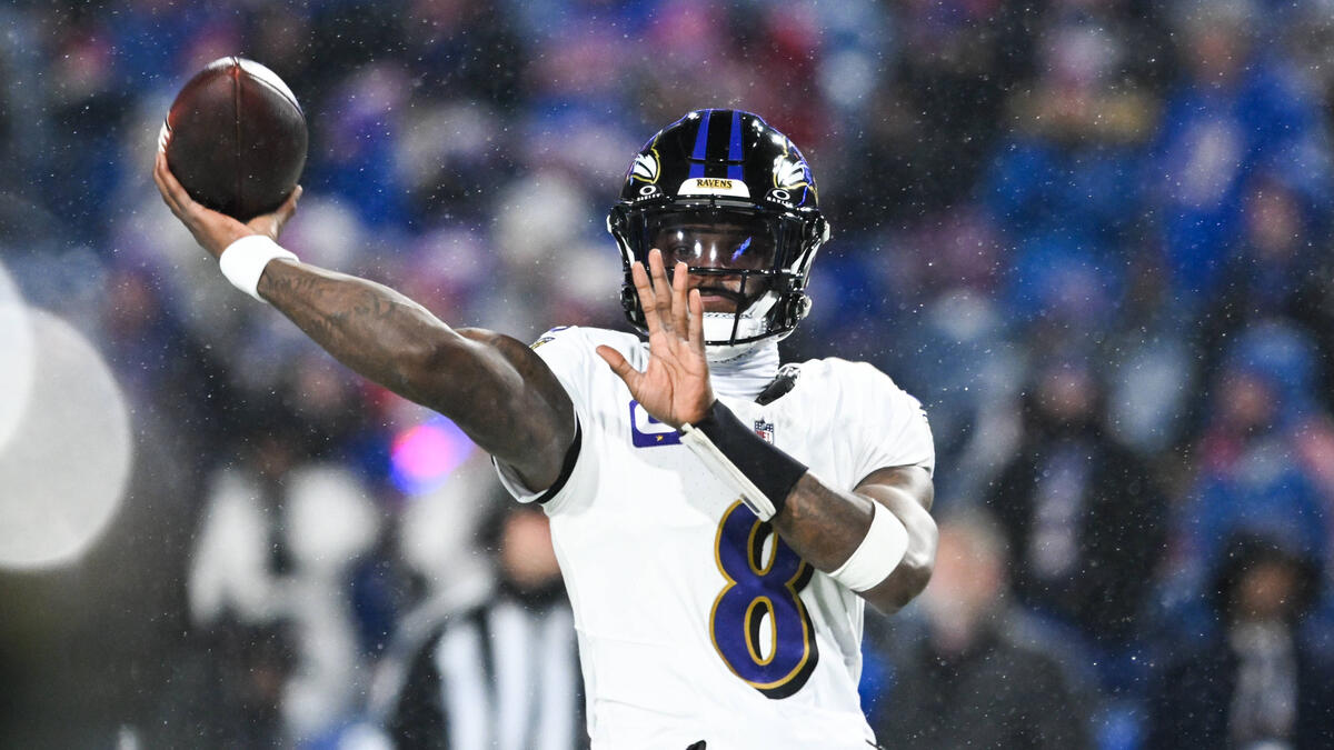 Lamar Jackson trifft im Topspiel mit den Baltimore Ravens auf die Buffalo Bills