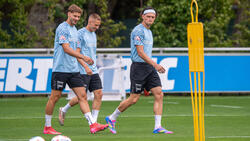 Palkó Dardai (2.v.l.) soll Hertha BSC verlassen