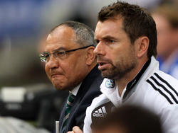 Bernd Hollerbach (r.) war Co-Trainer von Felix Magath beim VfL Wolfsburg