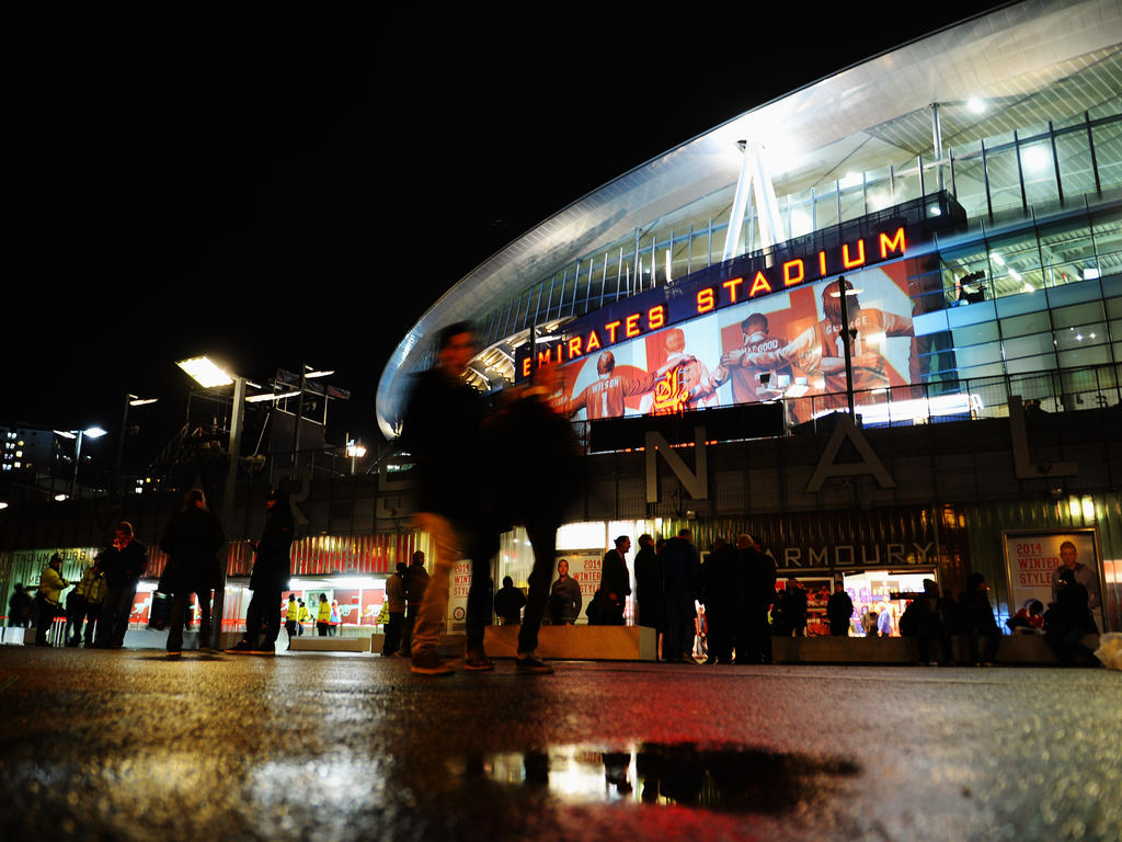 Ein Blick auf das Emirates Stadium von Arsenal