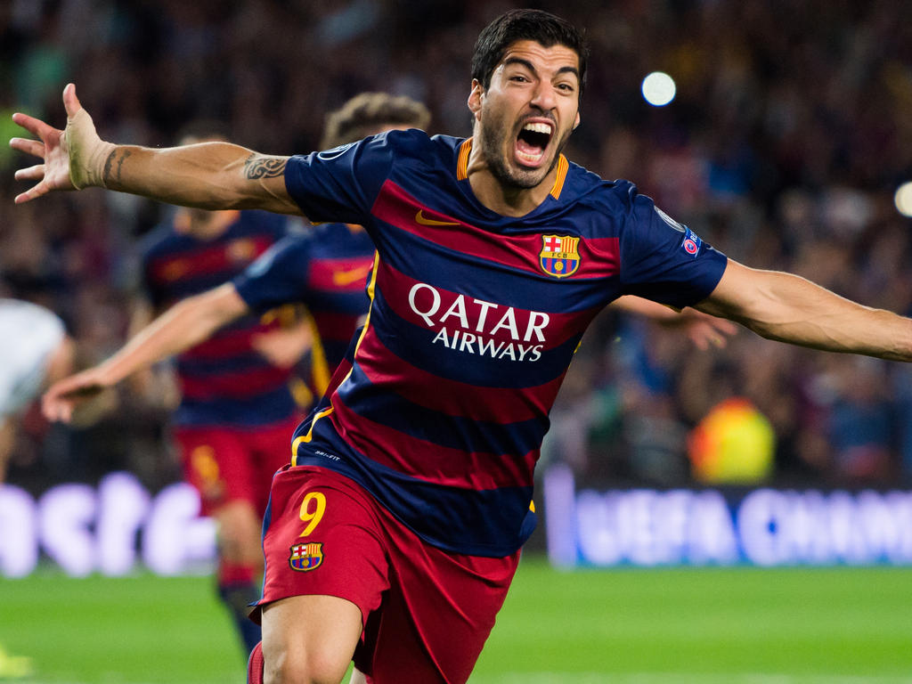 Luis Suárez dio la victoria al FC Barcelona contra el Bayer Leverkusen. (Foto: Getty)