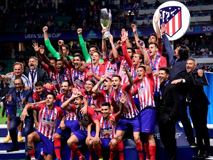 El Atlético conquitsó su tercera Supercopa de Europa. (Foto: Getty)
