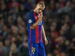 Drei Wochen Pause für Jeremy Mathieu vom FC Barcelona