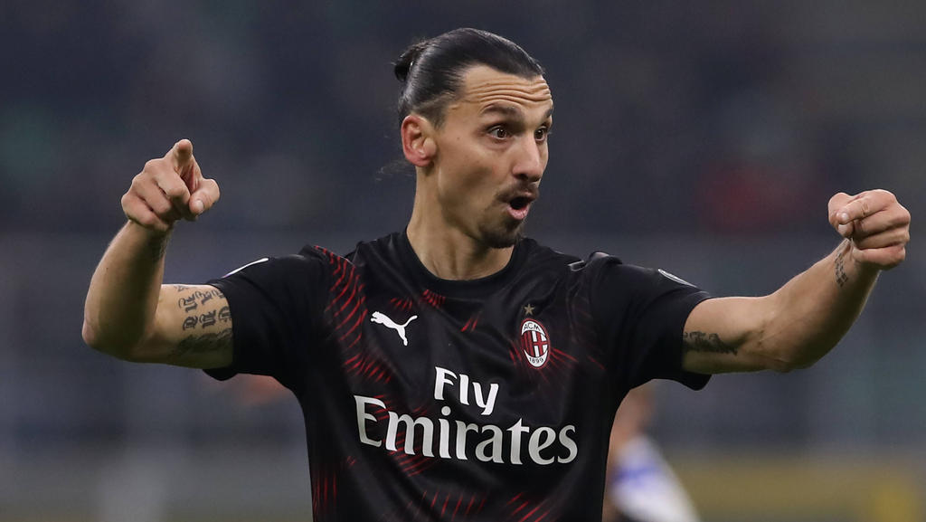 Blieb bei seinem Italien-Comeback torlos: Milans Zlatan Ibrahimovic