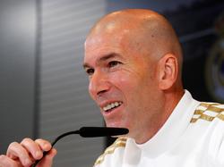 Zidane hace unos minutos en rueda de prensa.
