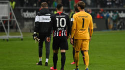 Filip Kostic (l.) und Kevin Trapp machen bei der Charity-Aktion mit