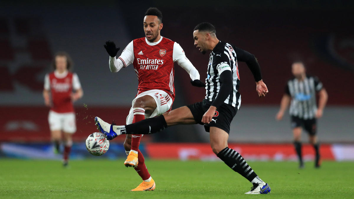 Pierre-Emerick Aubameyang traf für den FC Arsenal Pierre-Emerick Aubameyang traf für den FC Arsenal