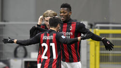 Milan jubelt über den Sieg gegen den FC Turin
