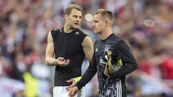 Manuel Neuer (l.) und Marc-André ter Stegen konkurrieren um den Stammplatz im DFB-Tor