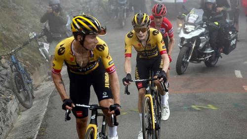 Das Jumbo-Visma-Trio attackierte sich auf der 17- Vuelta-Etappe gegenseitig