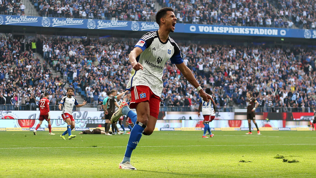 Robert Glatzel bleibt dem HSV ein weiteres Jahr erhalten