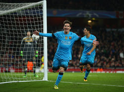 Messi logró 8 goles en 5 partidos ante el Arsenal en Champions. (Foto: Getty)