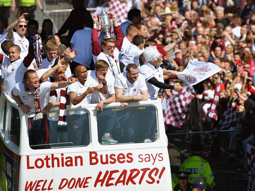 Der letzte große Erfolg der Hearts: Schottischer Pokalsieger 2012