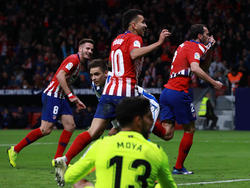 Godín marcó el primero del Atlético contra la Real Sociedad. (Foto: Getty)