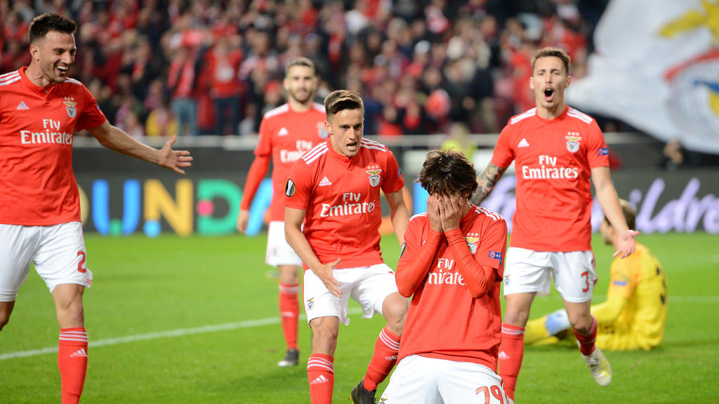 João Félix brilló con un doblete contra el Eintracht en la Europa League. (Foto: Getty)