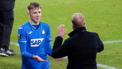 Maxi Beier (l.) erzielte zwei Treffer für die TSG Hoffenheim