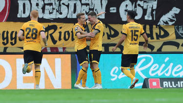 Dynamo Dresden feierte einen knappen Sieg