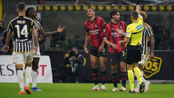 AC Mailands Malick Thiaw musste nach der Roten Karte den Platz verlassen