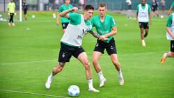 Oscar Fraulo (r.) im Training bei Borussia Mönchnengladbach