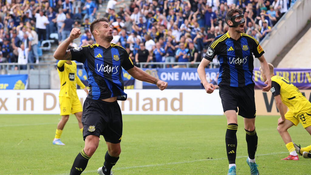 Großer Jubel beim 1. FC Saarbrücken Großer Jubel beim 1. FC Saarbrücken