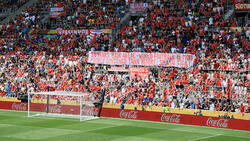 Im TQL Stadium melden sich Fans des FC Bayern zu Wort