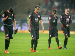 Den Tabellenkeller im Blick: Eintracht Frankfurt befindet sich momentan im freien Fall