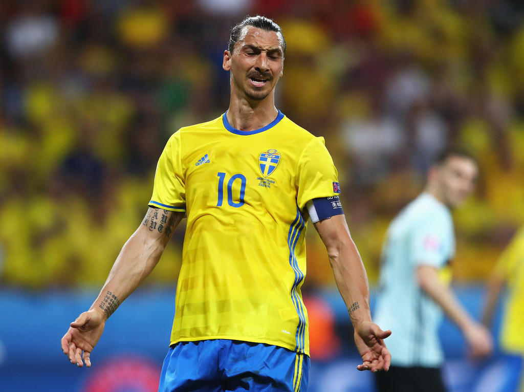 Zlatan, el mejor jugador sueco de la historia nunca llevará más el 10 de la selección. (Foto: Getty)