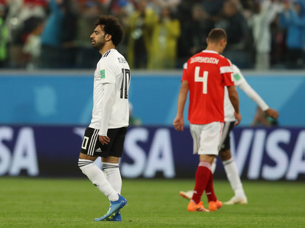 Mohamed Salah konnte die Pleite der Ägypter nicht verhindern