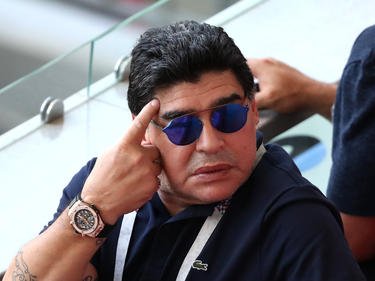 Diego Maradona en el pasado Mundial de Rusia. (Foto: Getty)