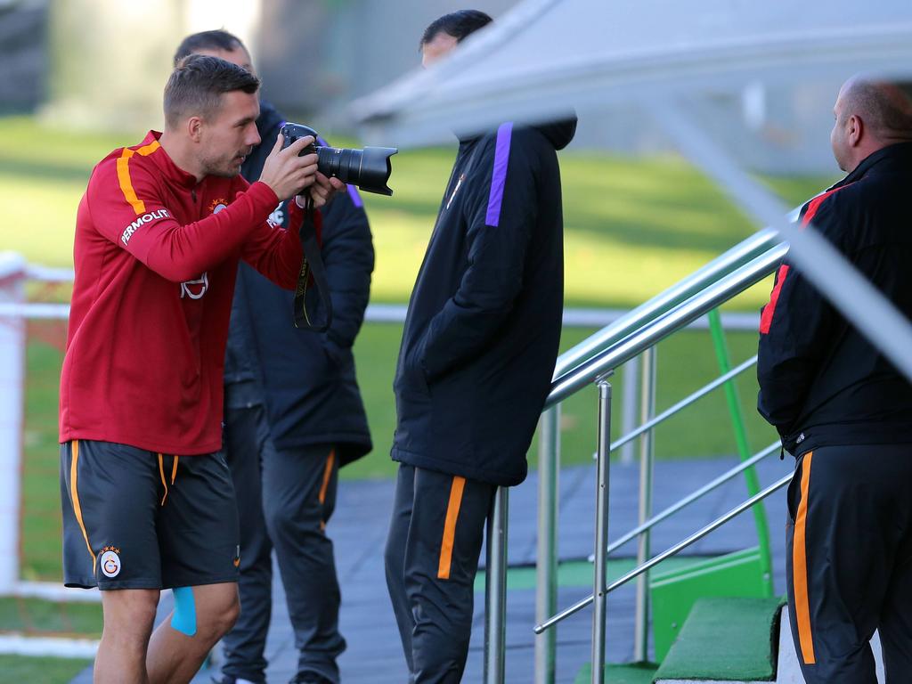 Lukas Podolski ist zurück im Mannschaftstraining von Galatasaray