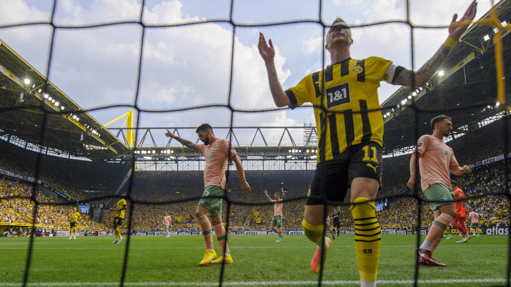 Der BVB kassierte eine Last-Minute-Niederlage gegen Werder Bremen Der BVB kassierte eine Last-Minute-Niederlage gegen Werder Bremen