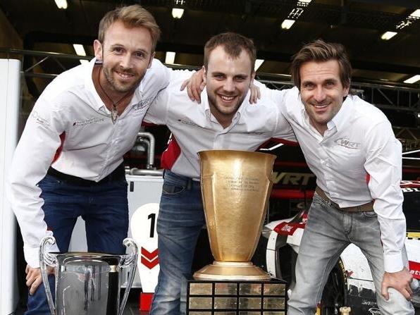 Rene Rast gewann in Spa zusammen mit Laurens Vanthoor und Markus Winkelhock Rene Rast gewann in Spa zusammen mit Laurens Vanthoor und Markus Winkelhock