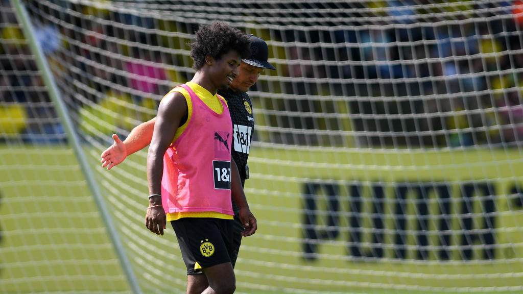Karim Adeyemi konnte zuletzt nicht wie gewünscht im BVB-Training mitwirken