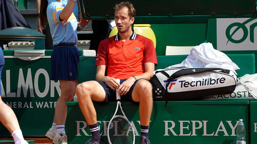 In Monte Carlo sorgte Tennis-Ass Daniil Medvedev wieder einmal mit einem Wutausbruch für Aufsehen