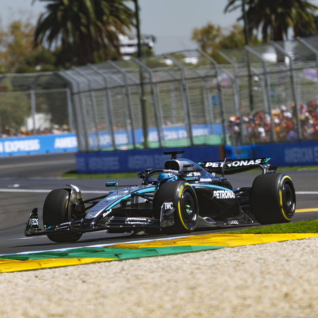 10. Platz: George Russell (Mercedes) - Note: 4,0