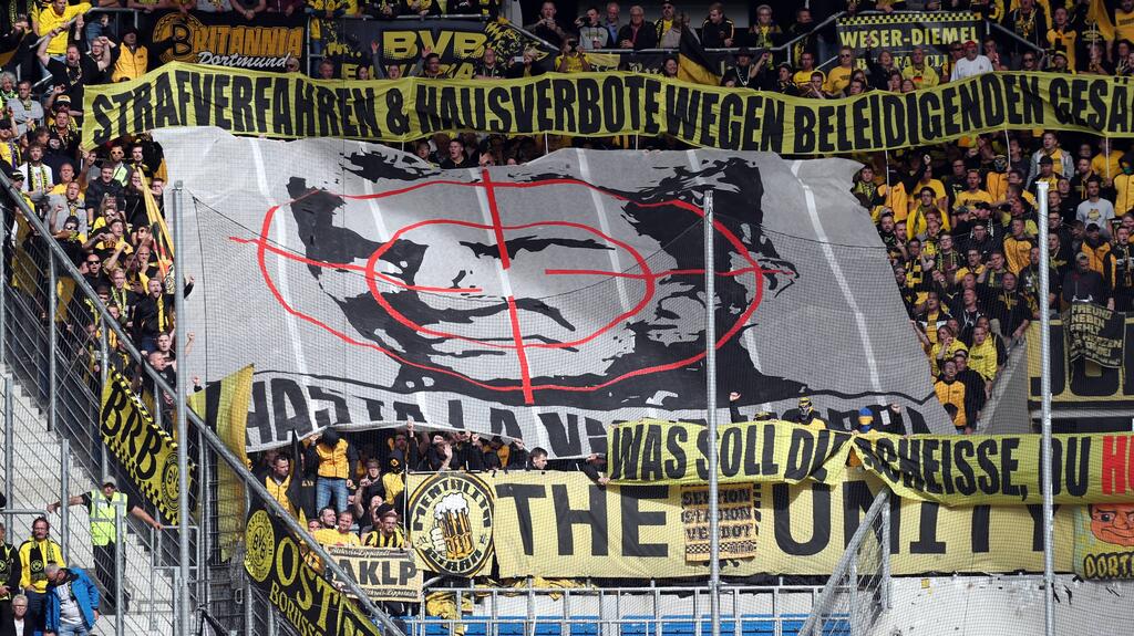 Im BVB-Fanblock war Hopp einst im Fadenkreuz zu sehen