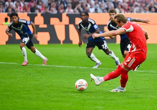 Again icy cold of the penalty: Harry Kane.
