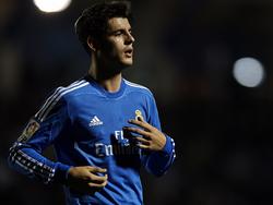 Álvaro Morata is het komende halfjaar nog speler van Real Madrid.
