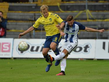 Teemu Pukki (l.) schoss alle drei Tore für Brøndby