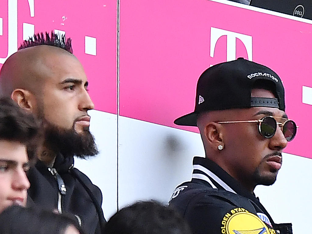 Arturo Vidal (l) is a major doubt for Bayern Munich's Champions League semi-final against Real Madrid