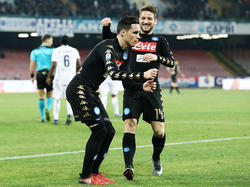 Un gol de Callejón a 20 minutos para el final dio al Nápoles la victoria. (Foto: Getty)