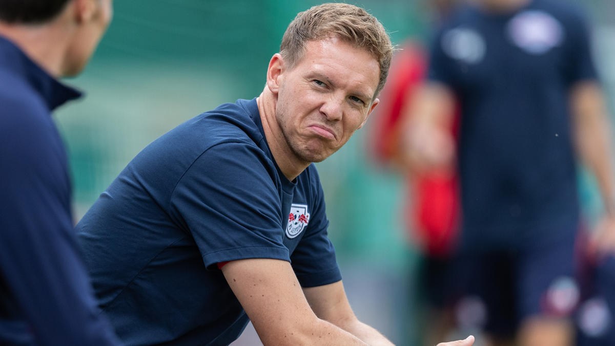 Verlor das erste Testspiel mit RB Leipzig: Julian Nagelsmann Verlor das erste Testspiel mit RB Leipzig: Julian Nagelsmann