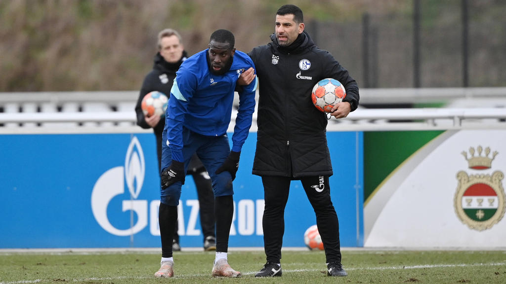 Salif Sané (l.) ist einer der erfahrensten Profis im Kader von Schalke 04 Salif Sané (l.) ist einer der erfahrensten Profis im Kader von Schalke 04