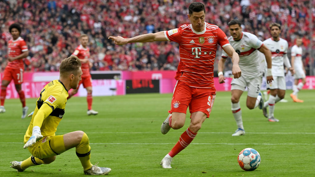 Schießt Robert Lewandowski am Wochenende sein letztes Tor für den FC Bayern?