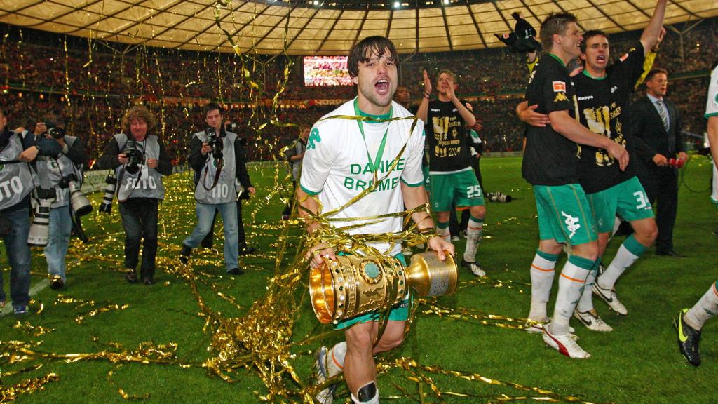 Diego gewann mit Werder Bremen den DFB-Pokal