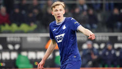 Hoffenheims Stürmer Maximilian Beier könnte für das Spiel in Leipzig ausfallen